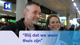 Gestrand door oorlog, nu weer thuis: emotionele terugkeer op Schiphol | NH Nieuws