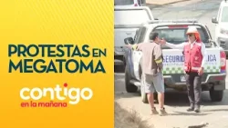 "NOS QUIEREN ENCERRAR EN 42 M²": Manifestaciones durante desalojo de megatoma - Contigo en la Mañana