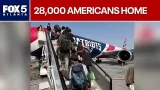Middle East evacuations; 28,000 Americans return home | FOX News