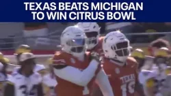 Citrus Bowl: Arch Manning helps lead Texas to win over Michigan | FOX 7 Austin Citrus Bowl: Arch Manning helps lead Texas to win over Michigan | FOX 7 Austin