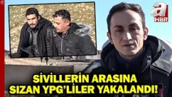 Siviller İhbar Etti, YPG'liler Yakalandı... A Haber Yakalanan Teröristleri Görüntüledi! | A Haber