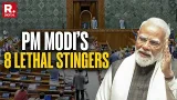 PM Modi Hits Back Hard in Rajya Sabha: Exposes Congress Hate, TMC Dirty Politics | Budget Session