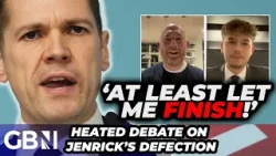 'Let me FINISH' | Jenrick's defection causes FIERY clash: 'Don't know who I'm more EMBARRASSED for'