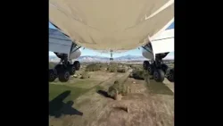 How Aeroplane Land | Incredible landing view of an aeroplane