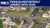 Armed man reportedly seen near elementary school