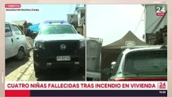 Cuatro niñas mueren tras incendio en un cité de Melipilla