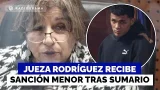 Jueza Rodríguez recibe sanción menor tras sumario por liberación del sicario del Rey de Meiggs