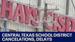 Texas arctic blast: School closures, delays in Central Texas due to weather | FOX 7 Austin
