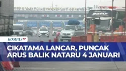 Akhir Libur Nataru, Arus Lalu Lintas Tol Cikatama Ramai Lancar | 2 Januari 2026