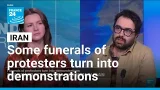 Deadly protests crackdown in Iran: Some funerals of protesters turn into demonstrations
