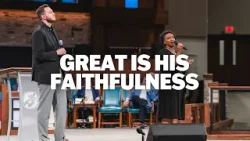 Great Is His Faithfulness (LIVE) | Joseph Larson & Tara Montpetit