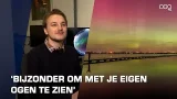 Noorderlicht zichtbaar boven Groningen