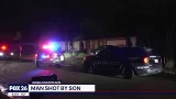 Houston father claims he was shot in face by his son Houston father claims he was shot in face by his son