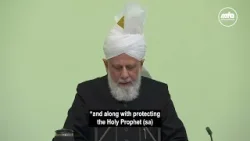 "Along with protecting the Holy Prophet (sa) they would continue to strike the enemy.”