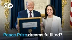 A transactional Nobel: Can Machado influence Trump's efforts to shape Venezuela to her liking?