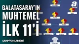 Leroy Sane Kadroda Olacak Mı? İşte Galatasaray'ın Juventus Maçı Muhtemel 11'i Leroy Sane Kadroda Olacak Mı? İşte Galatasaray'ın Juventus Maçı Muhtemel 11'i