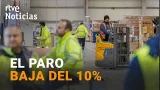 EPA 2025 | El PARO BAJA del 10% y el MERCADO LABORAL alcanza un NUEVO RÉCORD de OCUPACIÓN | RTVE