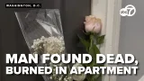 Man found dead, burned in apartment