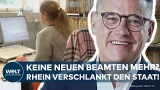 HESSEN: Verbeamtung stoppen? Ministerpräsident Boris Rhein will Zahl der Beamten deutlich reduzieren