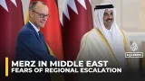 Germany’s Merz says ‘great concern’ has been expressed over Iran during Gulf trip