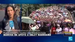 Informe desde Caracas: movilización de mujeres en respaldo a Nicolás Maduro y Delcy Rodríguez