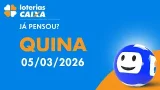 Resultado do Quina - Concurso nº 6968 - 05/03/2026