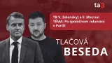 TB V. Zelenskyj a E. Macron, TÉMA: Po spoločnom rokovaní v Paríži