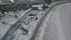 Aksidenti në urën e Dajlanit/ Identifikohen shoferi e pasagjerja që "fluturuan" nga barrierat e ...