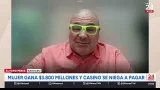 Casino se niega a pagar a mujer que ganó $3.800 millones