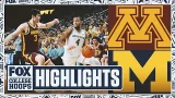 Minnesota Golden Gophers vs. No. 3 Michigan Wolverines Highlights ? FOX College Hoops