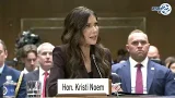 Protester interrupts Noem's opening statement