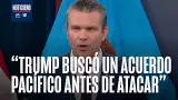 Ofensiva en Irán | EEUU agotó la diplomacia, Teherán rechazó el esfuerzo por la paz: Pete Hegseth Ofensiva en Irán | EEUU agotó la diplomacia, Teherán rechazó el esfuerzo por la paz: Pete Hegseth