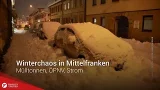 Winterchaos in Mittelfranken: Mülltonnen bleiben stehen Winterchaos in Mittelfranken: Mülltonnen bleiben stehen