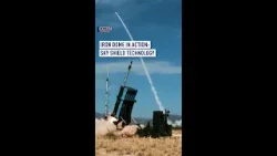 Iron Dome in action: sky shield technology