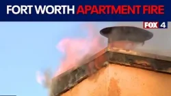 Early morning apartment fire in Fort Worth displaces families