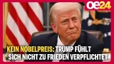 Kein Nobelpreis: Trump fühlt sich nicht zu Frieden verpflichtet