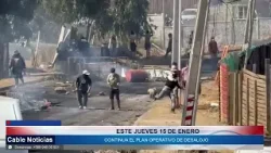 14 ENE 2026 Este jueves 15 de enero continua el plan operativo de desalojo