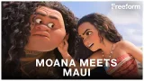 Moana Meets Maui | Moana | Freeform