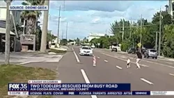 Man rescues two toddlers wandering along busy Florida highway