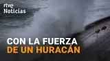 TEMPORAL ESPAÑA | La BORRASCA ORIANA deja VIENTOS HURACANADOS CATEGORÍA 2 en CASTELLÓN