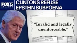 Clintons refuse to comply with Epstein investigation | FOX 5 News
