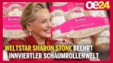 Weltstar Sharon Stone beehrt Innviertler Schaumrollenwelt