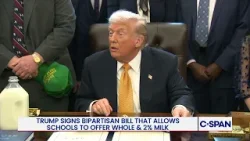 President Trump: "We've been told that the killing in Iran is stopping."