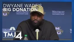 Dwyane Wade announces $3 million donation to charity during Marquette University game