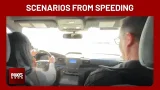 Las Vegas police show different traffic scenarios caused by speeding Las Vegas police show different traffic scenarios caused by speeding