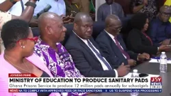 Ghana Prisons Service to produce 12 million pads annually for schoolgirls.