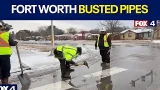 Fort Worth dealing with water main breaks from winter storm