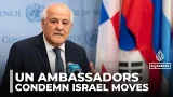 UN ambassadors condemn Israel: New measures seen as way to annex territory entirely