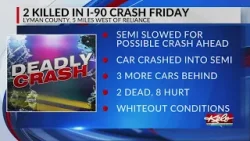 2 dead, several injured in multi-vehicle Lyman Co. crash