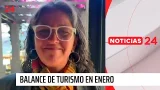 Subsecretaria realizó balance del turismo en enero y proyecciones para febrero | 24 Horas TVN Chile